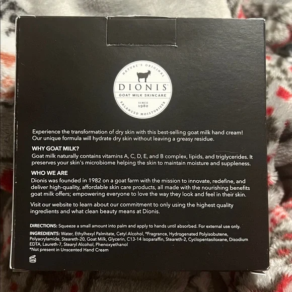 NWT Dionis Limited Edition GOAT Milk Hand Cream - Picture 3 of 4